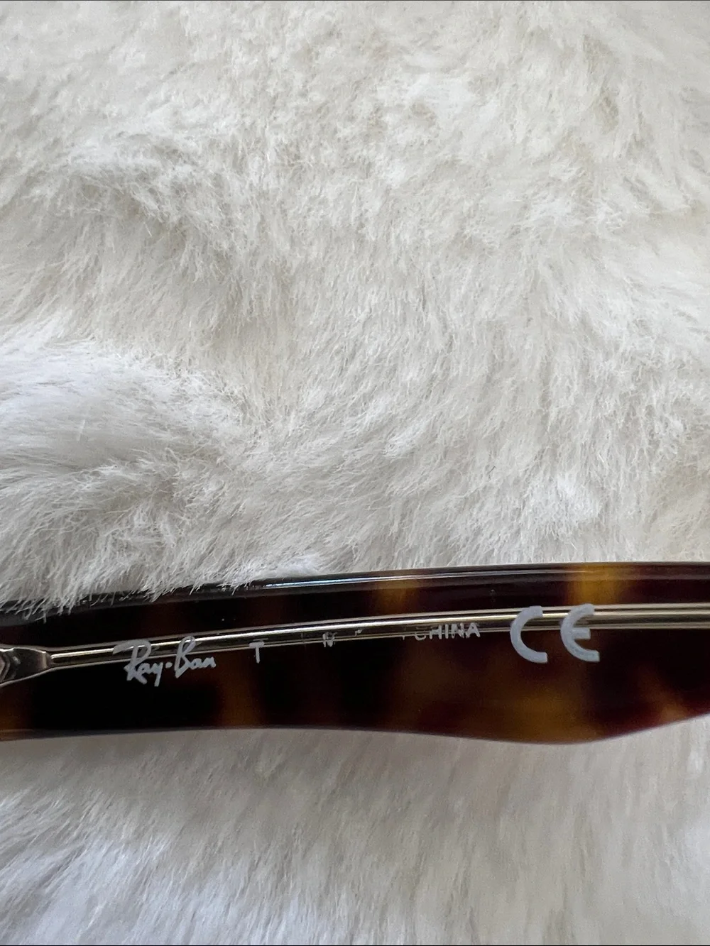 Ray Ban Tortoiseshell Rectangle Eyeglasses Frame with Ray Ban case
